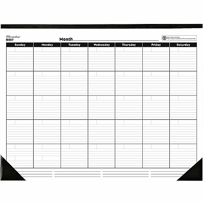Rediform Undated Monthly Desk Pad (B1817)