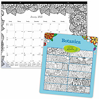 Blueline DoodlePlan Desk Pad - Botanica (C2917311)