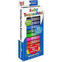 The Pencil Grip Kwik Stix 12-color Solid Tempera Paint (TPG602)