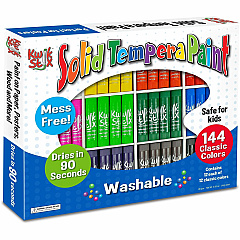 The Pencil Grip Kwik Stix 144-Piece Tempera Paint Sticks (TPG644)