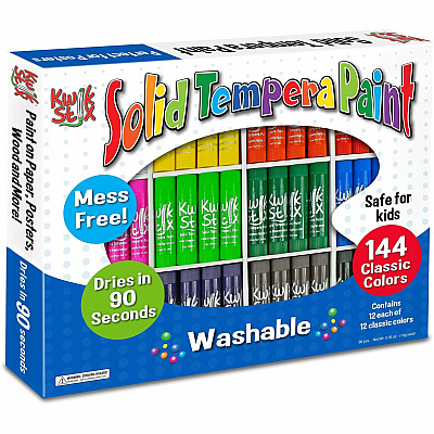 The Pencil Grip Kwik Stix 144-Piece Tempera Paint Sticks (TPG644)