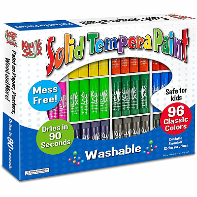 The Pencil Grip Kwik Stix 96-Piece Tempera Paint Sticks (TPG696)