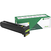 Lexmark Original Laser Toner Cartridge - Yellow - 1 Each (LEX72K00YG)