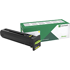 Lexmark Original Laser Toner Cartridge - Yellow - 1 Each (LEX72K00YG)