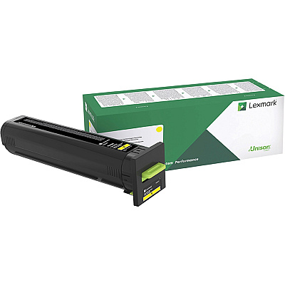 Lexmark Original Laser Toner Cartridge - Yellow - 1 Each (LEX72K00YG)