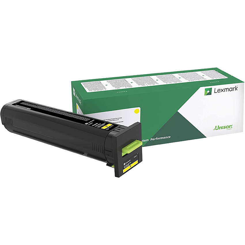 Lexmark Original Laser Toner Cartridge - Yellow - 1 Each (LEX72K00YG)