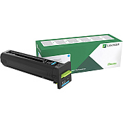 Lexmark High Yield Cyan Return Program Toner Cartridge for US Government (17,000 Yield) (TAA Compliant Version of 82K1HC0) (82K0HCG)