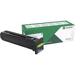 Lexmark High Yield Cyan Return Program Toner Cartridge for US Government (17,000 Yield) (TAA Compliant Version of 82K1HC0) (82K0HCG)