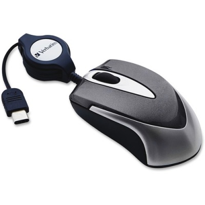 Verbatim USB-C Mini Optical Travel Mouse - Black (99235)