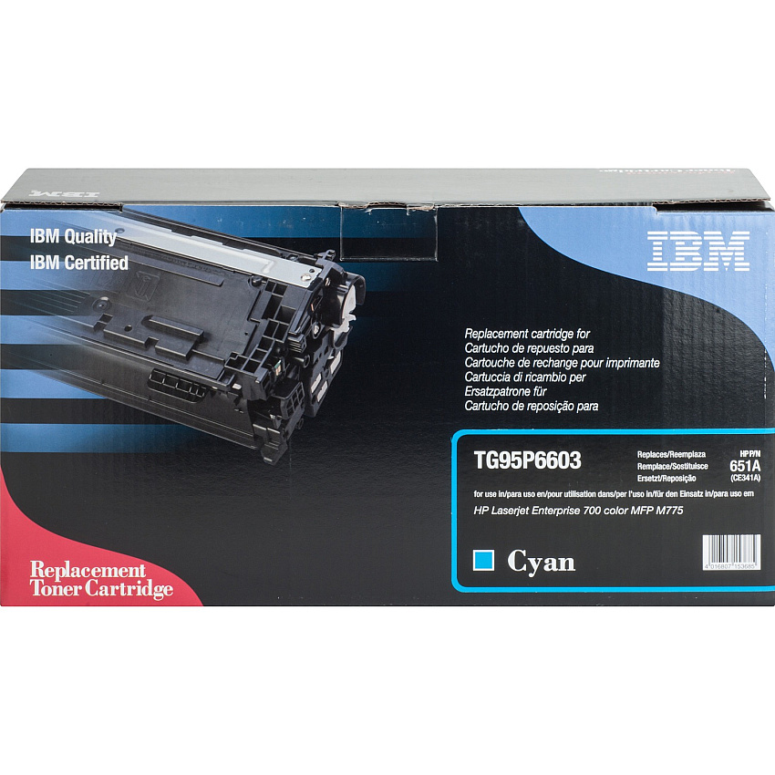 IBM Remanufactured Toner Cartridge - Alternative for HP 651A (CE341A) (IBMTG95P6603)