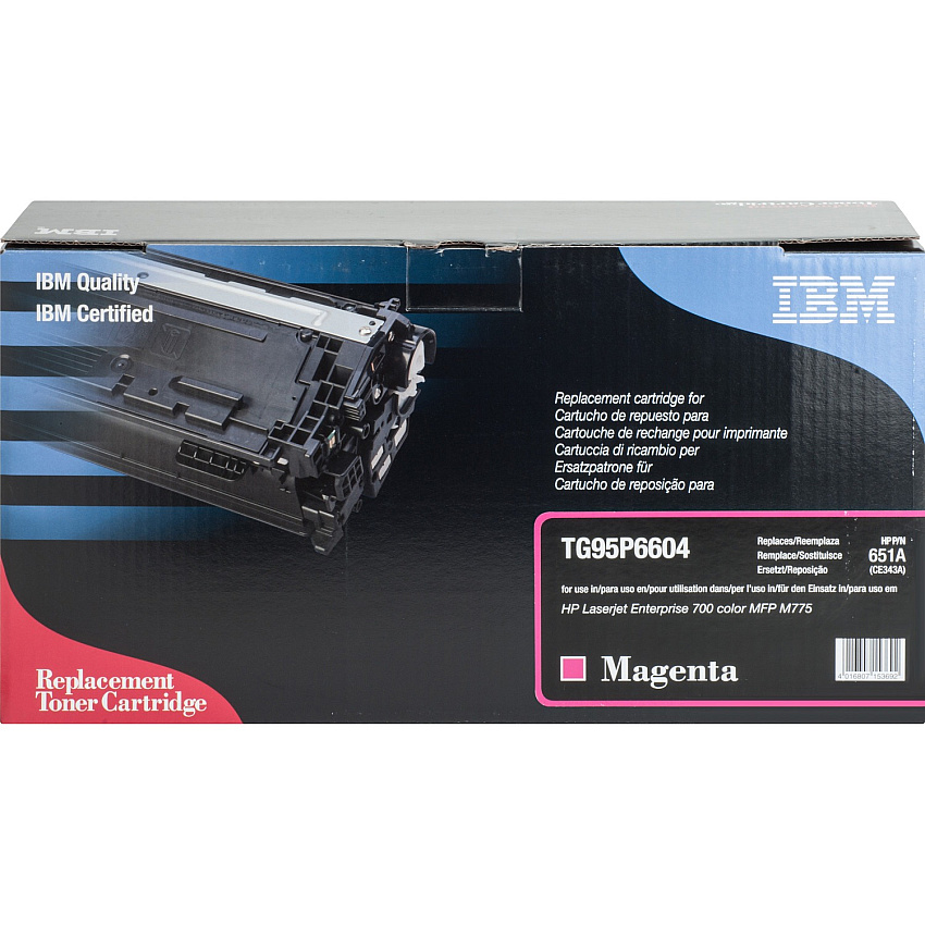 IBM Remanufactured Toner Cartridge - Alternative for HP 651A (CE343A) (IBMTG95P6604)