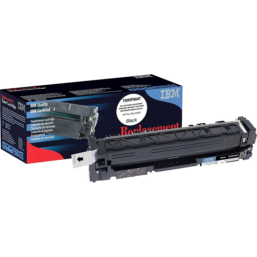 IBM Remanufactured Laser Toner Cartridge - Alternative for HP 410X (CF410X) - Black - 1 Each (IBMTG95P6647)