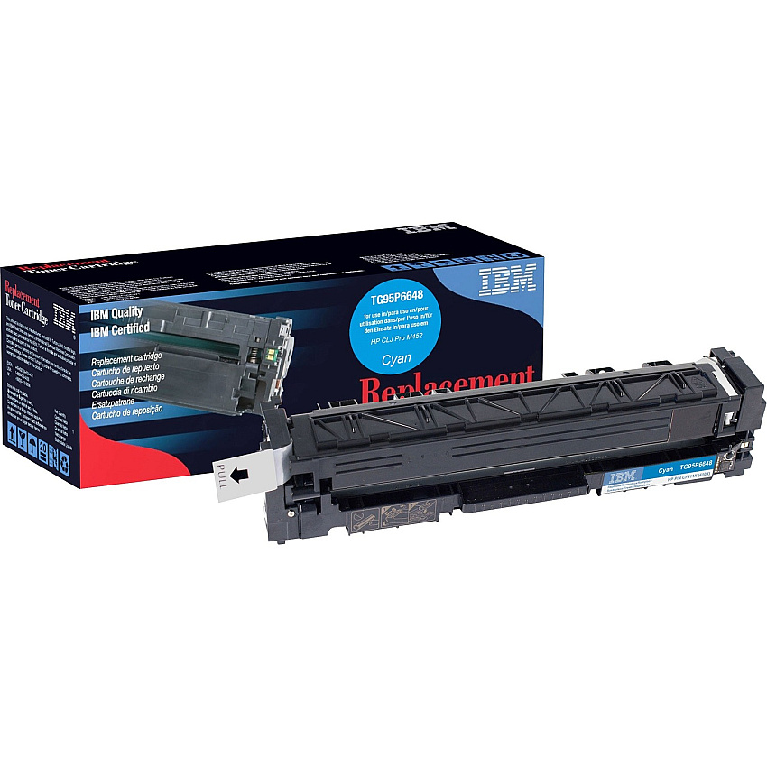 IBM Remanufactured Laser Toner Cartridge - Alternative for HP 410X (CF411X) - Cyan - 1 Each (IBMTG95P6648)