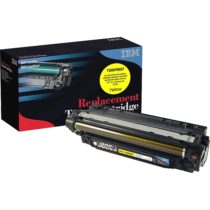IBM Remanufactured High Yield Laser Toner Cartridge - Alternative for HP 508X (CF362X) - Yellow - 1 Each (IBMTG95P6657)