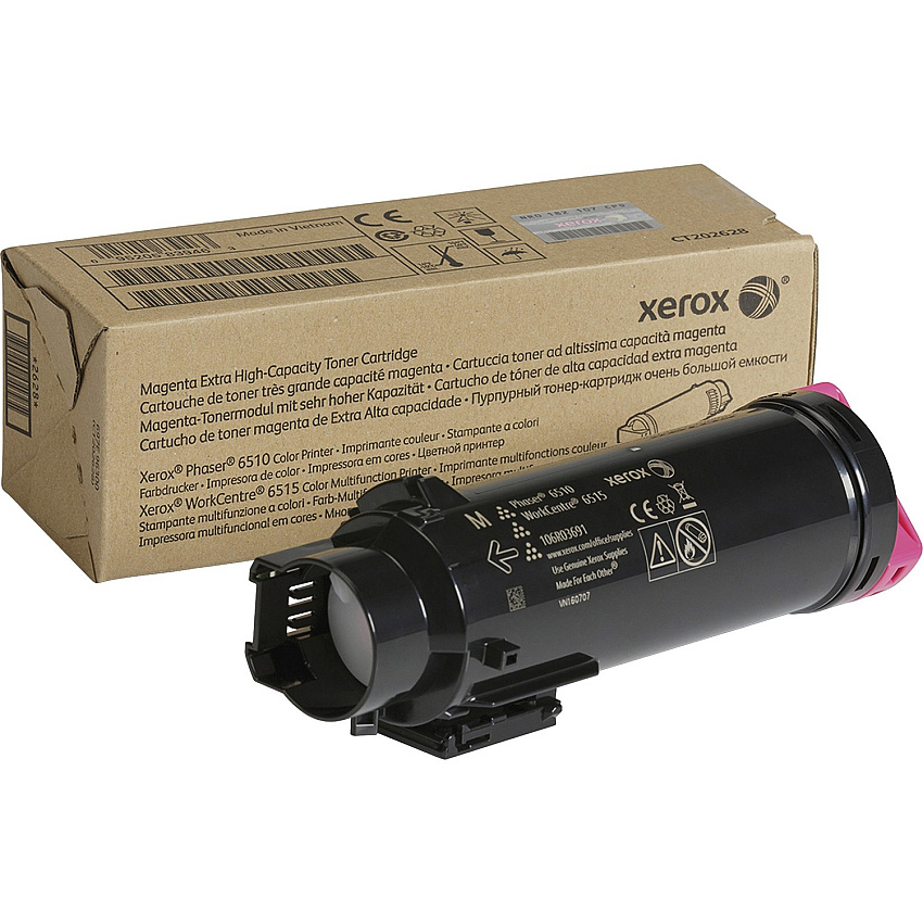Xerox Original Extra High Yield Laser Toner Cartridge - Magenta - 1 Each (XER106R03691)