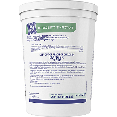 Diversey EasyPaks Detergent/Disinfectant (DVO5412135)