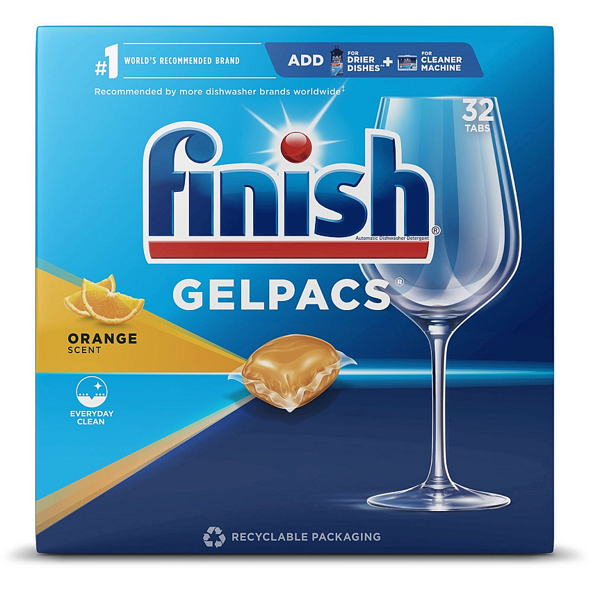 FINISH Dishwasher Gel Packs (RAC81053CT)