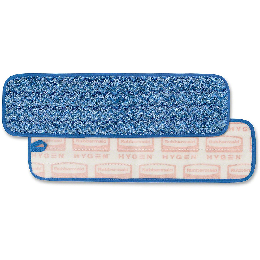Rubbermaid Commercial Hygen 18" Microfiber Wet Pad (RCPQ410BLCT)