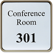 Xstamper Designer Framed Wall/Door Sign (G61)