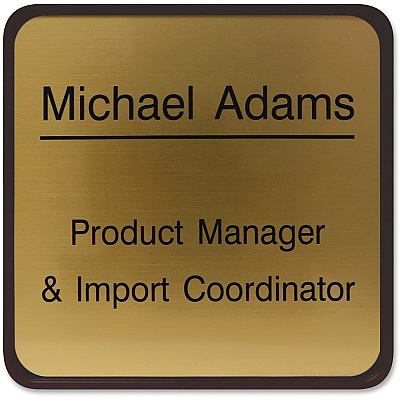 Xstamper Designer Framed Wall/Door Sign (G63)