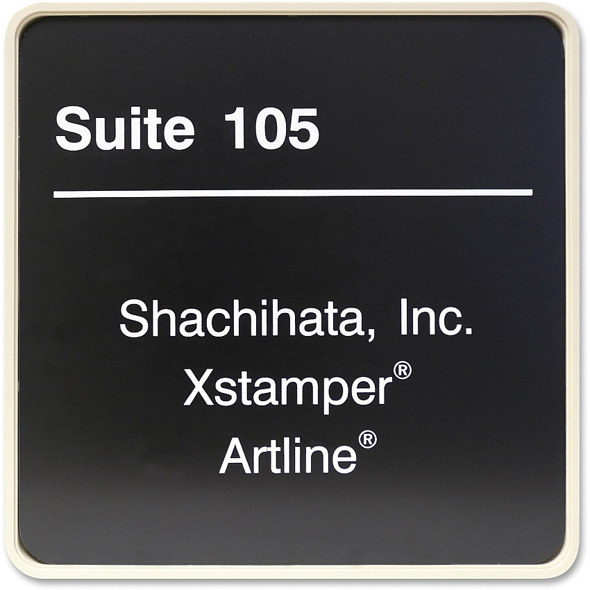 Xstamper Designer Framed Wall/Door Sign (G71)
