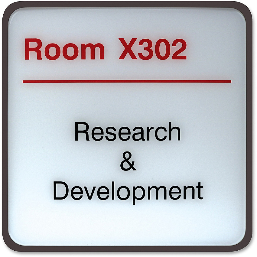 Xstamper Designer Framed Wall/Door Sign (G73)