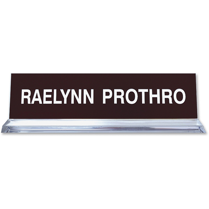Xstamper Acrylic Base Desk Sign (K40)
