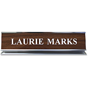 Xstamper Pedestal Aluminum Desk Sign (K54)