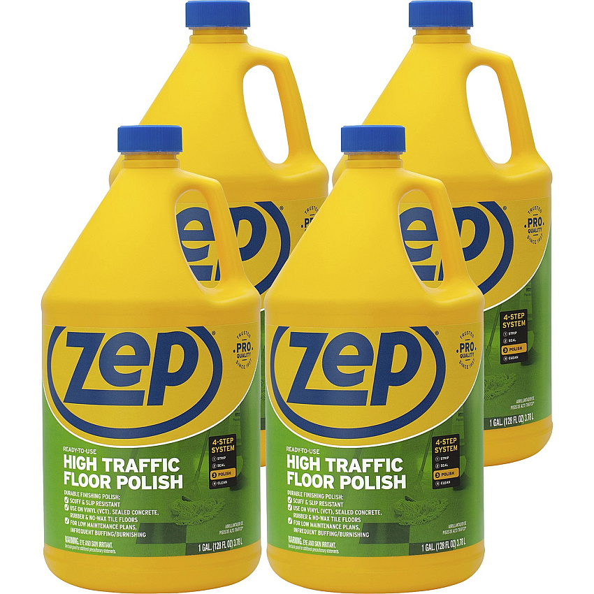 Zep High-Traffic Floor Finish (ZPEZUHTFF128CT)