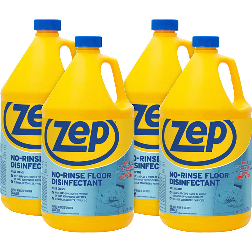 Zep No-Rinse Floor Disinfectant (ZPEZUNRS128CT)