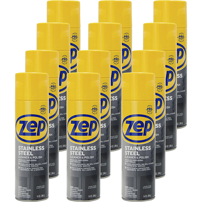 Zep Stainless Steel Polish (ZPEZUSSTL14CT)