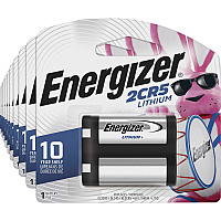 Energizer 2CR5 Lithium Photo Battery Boxes of 6 (EVEEL2CR5BPCT)