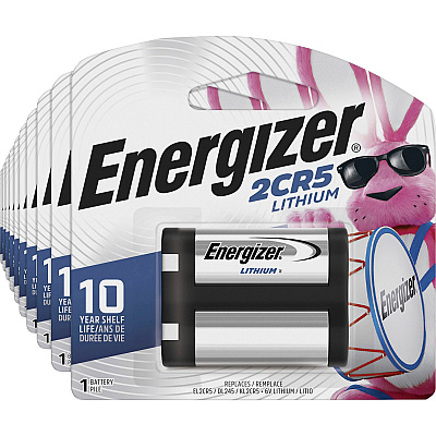 Energizer 2CR5 Lithium Photo Battery Boxes of 6 (EVEEL2CR5BPCT)