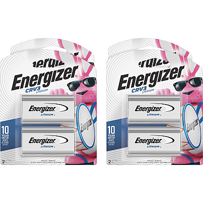 Energizer CRV3 Lithium Photo Battery 2-Packs (EVEELCRV3BP2CT)
