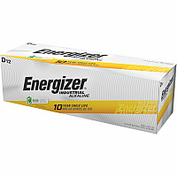 Energizer Industrial Alkaline D Battery Boxes of 12 (EVEEN95CT)