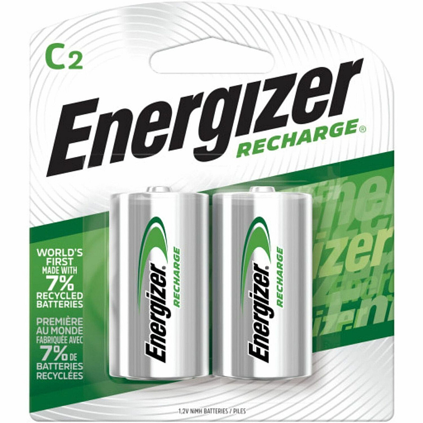 Energizer Recharge Universal Rechargeable C Battery 2-Packs (EVENH35BP2CT)
