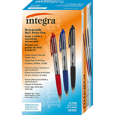 Integra 1.0mm Retractable Ballpoint Pen (ITA36192)
