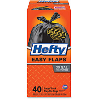 Hefty Easy Flaps 30-gallon Large Trash Bags (RFPE27744CT)