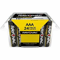 Rayovac Ultra Pro Alkaline AA Battery 24-Packs (RAYALAA24PPJCT)
