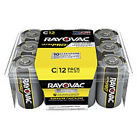 Rayovac Ultra Pro Alkaline C Battery 12-Packs (RAYALC12PPJCT)