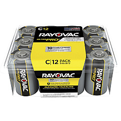 Rayovac Ultra Pro Alkaline C Battery 12-Packs (RAYALC12PPJCT)