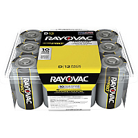 Rayovac Ultra Pro Alkaline D Battery 12-Packs (RAYALD12PPJCT)