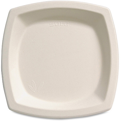 Solo Bare 6-7/10" Eco-Forward Square Plates (SCC6PSC2050CT)