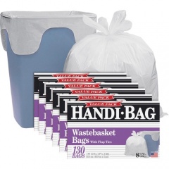 Webster Industries Industries Industries Webster Industries Industries Handi-Bag Wastebasket Bags (HAB6FW130CT)