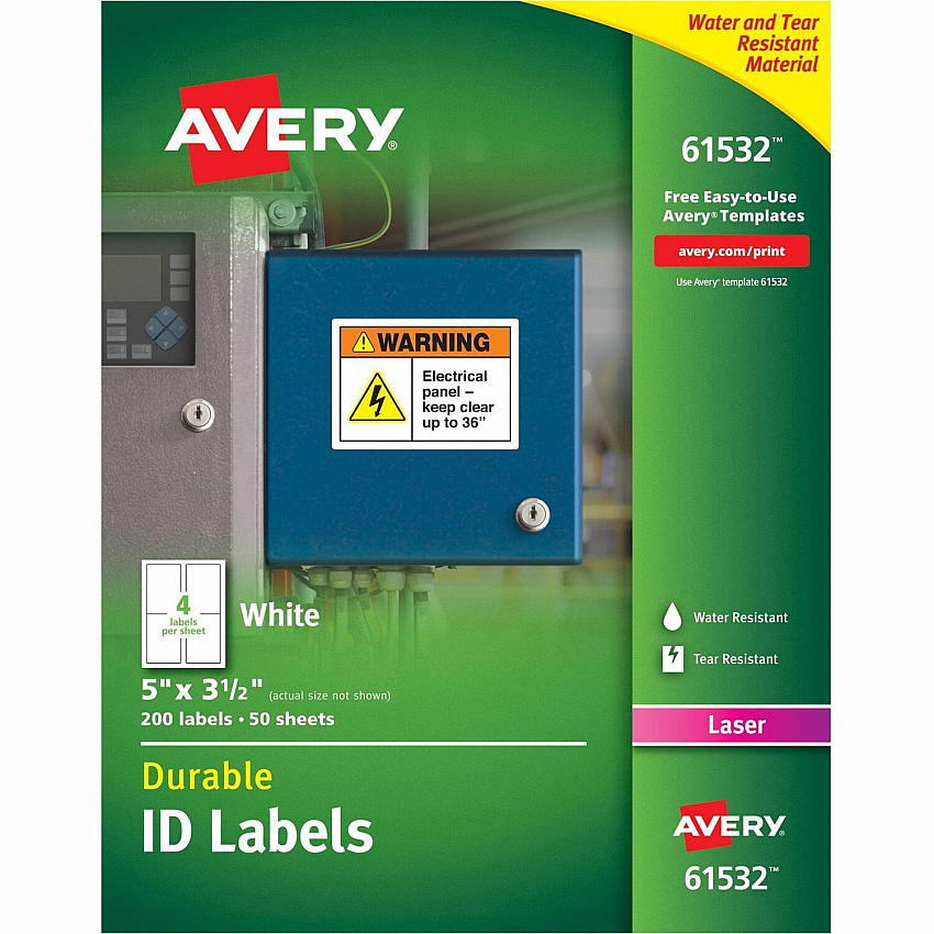 Avery TrueBlock ID Label (AVE61532)