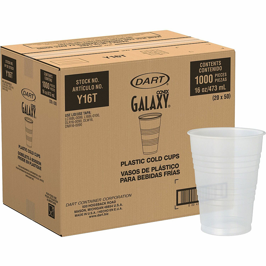Solo Galaxy 16 oz Plastic Cold Cups (DCCY16T)