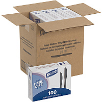 Dixie Medium-weight Disposable Knives Grab-N-Go by GP Pro (DXEKM507CT)
