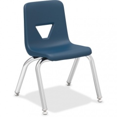Lorell 12" Seat-height Stacking Student Chairs (99881)