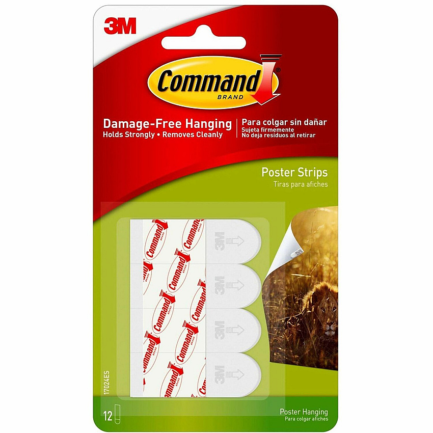 Command Small Poster Strips (MMM17024ES)