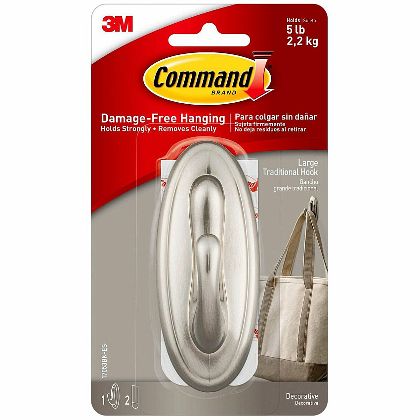 Command Traditional Hook - Large (MMM17053BNES)